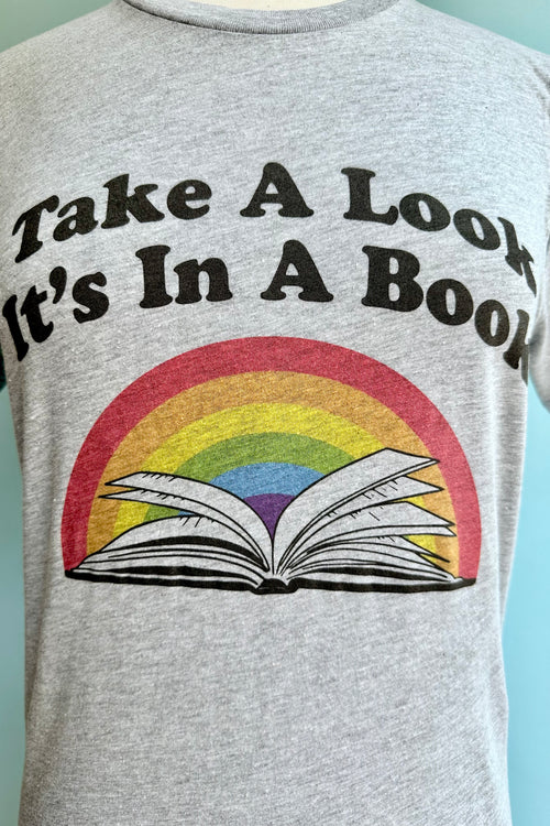 Reading Rainbow T-Shirt in Grey