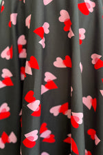 Heart Confetti Circle Skirt by Hell Bunny