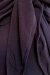Black Long Sleeve Tie Neck Jersey Top by Compania Fantastica