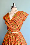 Harvest Plaid Greta Dress by Retrolicious