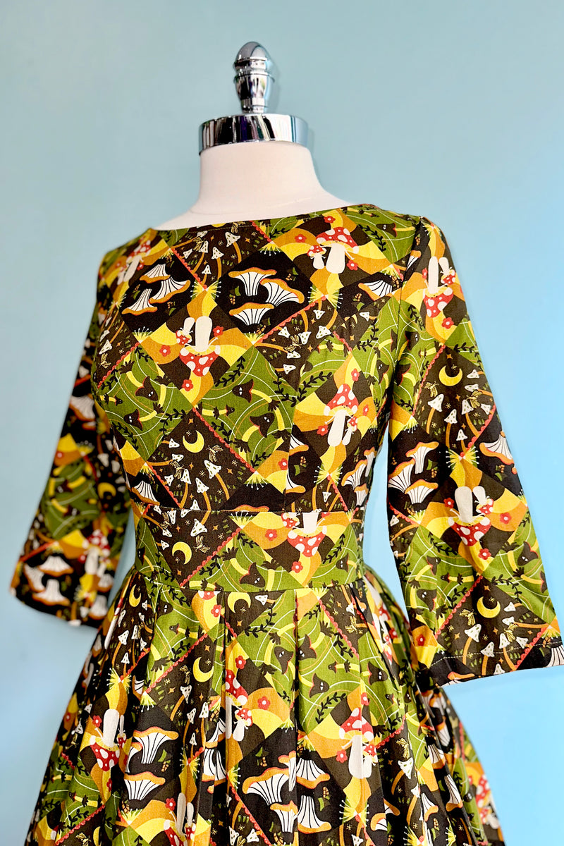 Enchanted Mushrooms Amaya Dress by Miss Lulo
