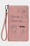 Kitsch Love Stories Wallet in Blush By Betsey Johnson