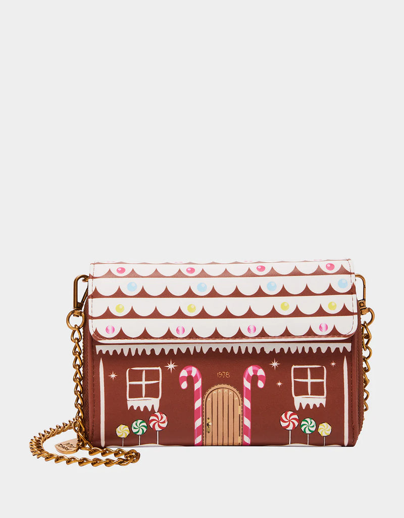 Gingerbread Crossbody Wallet By Betsey Johnson