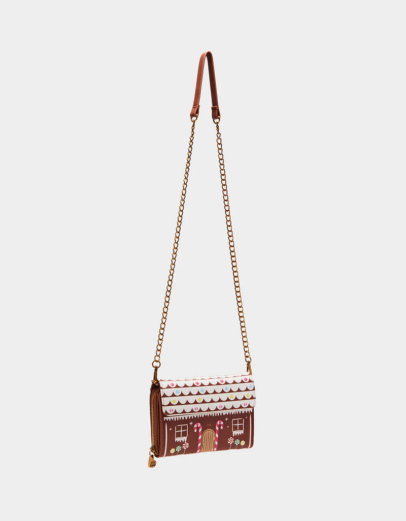 Gingerbread Crossbody Wallet By Betsey Johnson