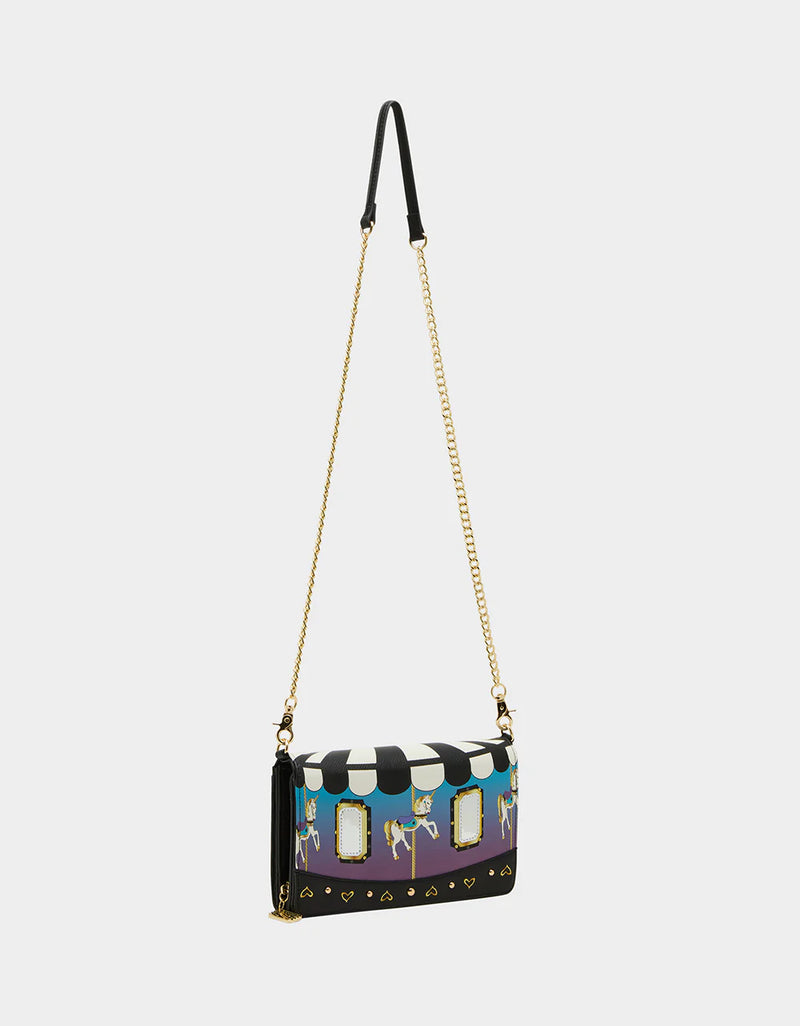 Spin Me Wallet on Chain Bag By Betsey Johnson
