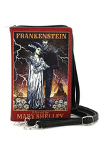 Frankenstein Cross-body Book Bag in Black