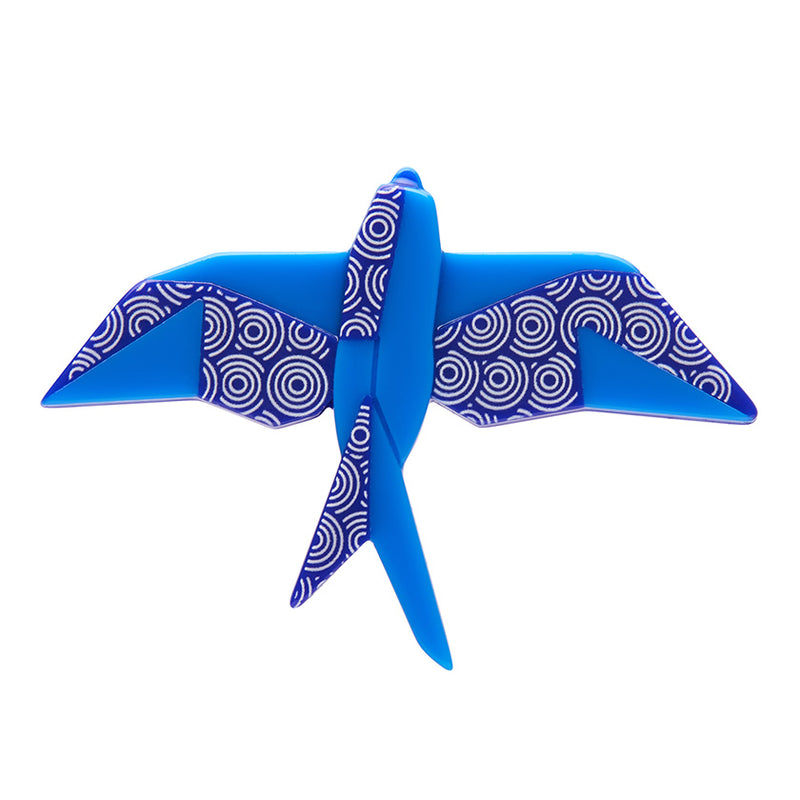 The Singing Swallow Brooch by Erstwilder