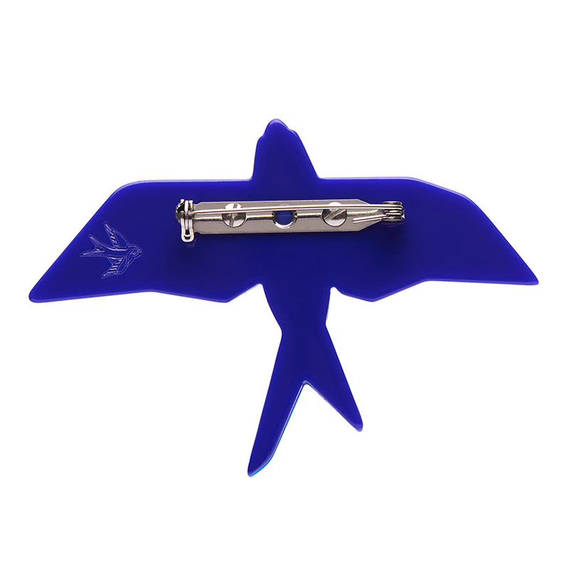 The Singing Swallow Brooch by Erstwilder