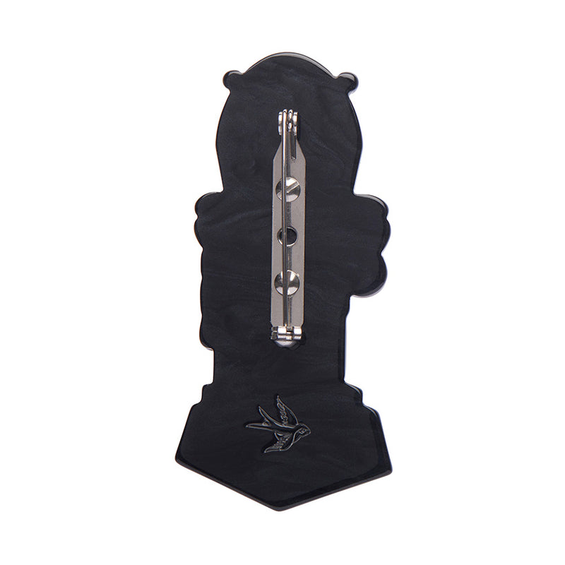 Flight Engineer Brooch by Erstwilder