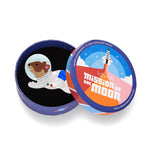 Stout-Hearted Spaceman Brooch by Erstwilder
