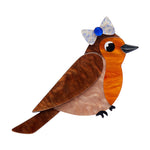 Rosie the Robin Brooch by Erstwilder