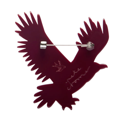The Bold Bald Eagle Brooch by Erstwilder
