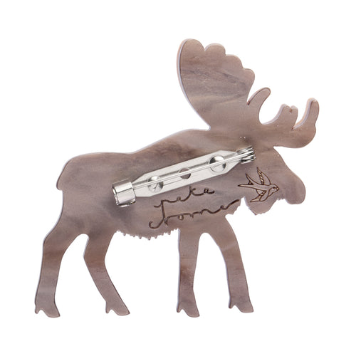 The Majestic Moose Brooch by Erstwilder