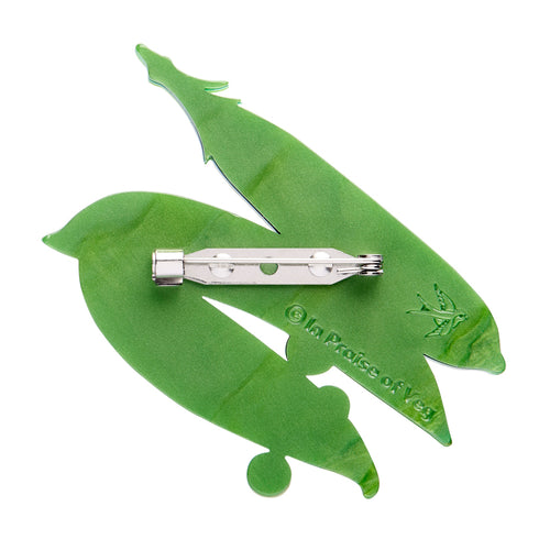 Peas Please Brooch by Erstwilder