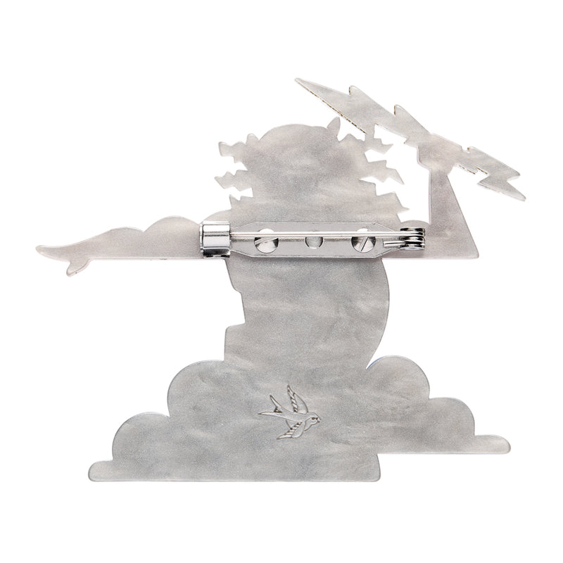 Zeus Almighty Brooch by Erstwilder – Modern Millie