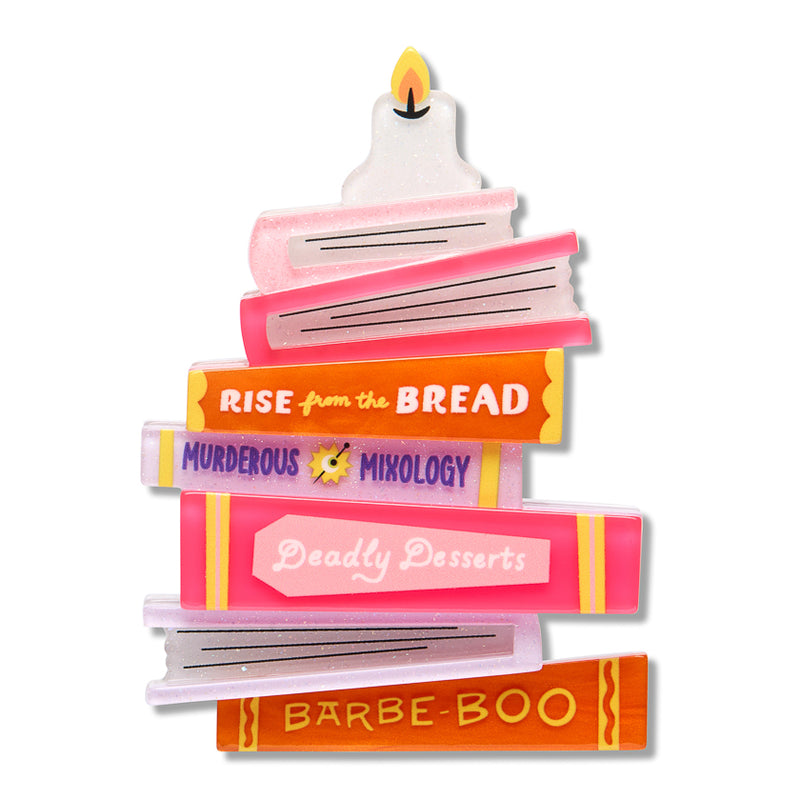 Midnight Library Brooch by Erstwilder – Modern Millie