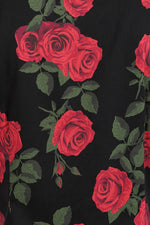 Lilly Roses Blouse in Black by Banned