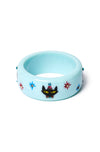 Wide Purrfect Party Bangle Bracelet by Splendette