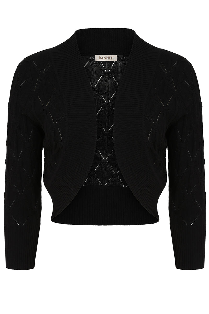 Black Eden Bolero Sweater by Banned