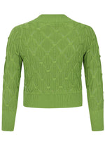 Green Eden Bolero Sweater by Banned