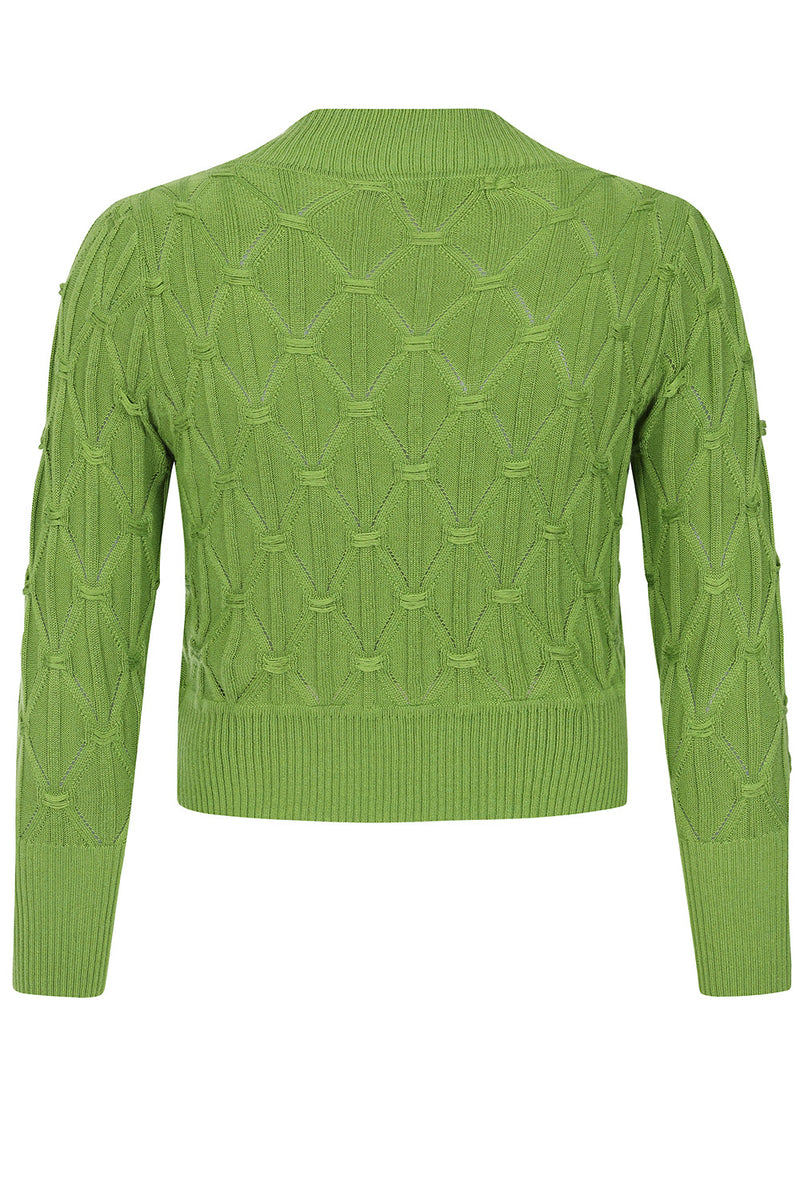 Green Eden Bolero Sweater by Banned