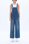 Wide Leg Denim Overalls by Bayeas