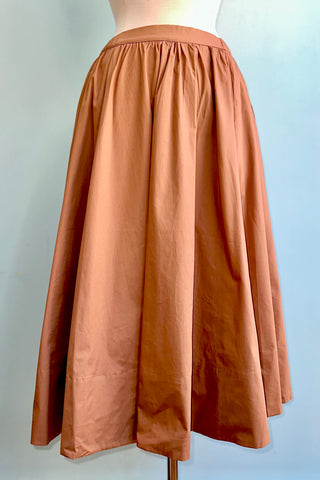 Light Brown Midi Pull-On Skirt – Modern Millie