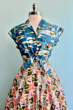 Spring Stamps Full Skirt by Tulip B.