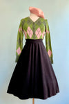 Baxter High Waisted Full Skirt in Black by Banned