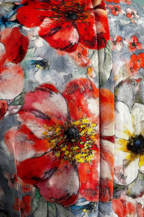 Bronge-Rose Floral Dress by Miss Candyfloss