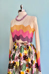 Cropped Multicolor and Lurex Sweater by Molly Bracken