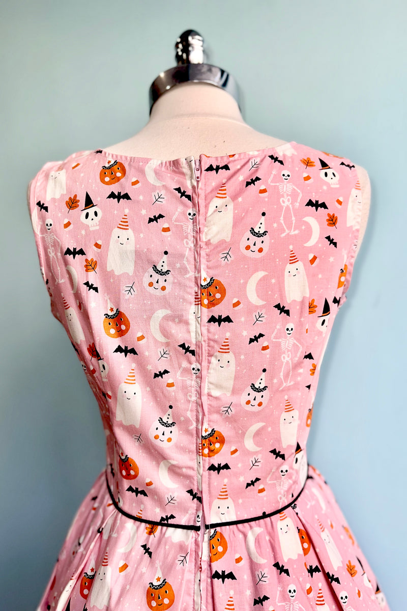 Pink Vintage Halloween Elizabeth Dress by Retrolicious