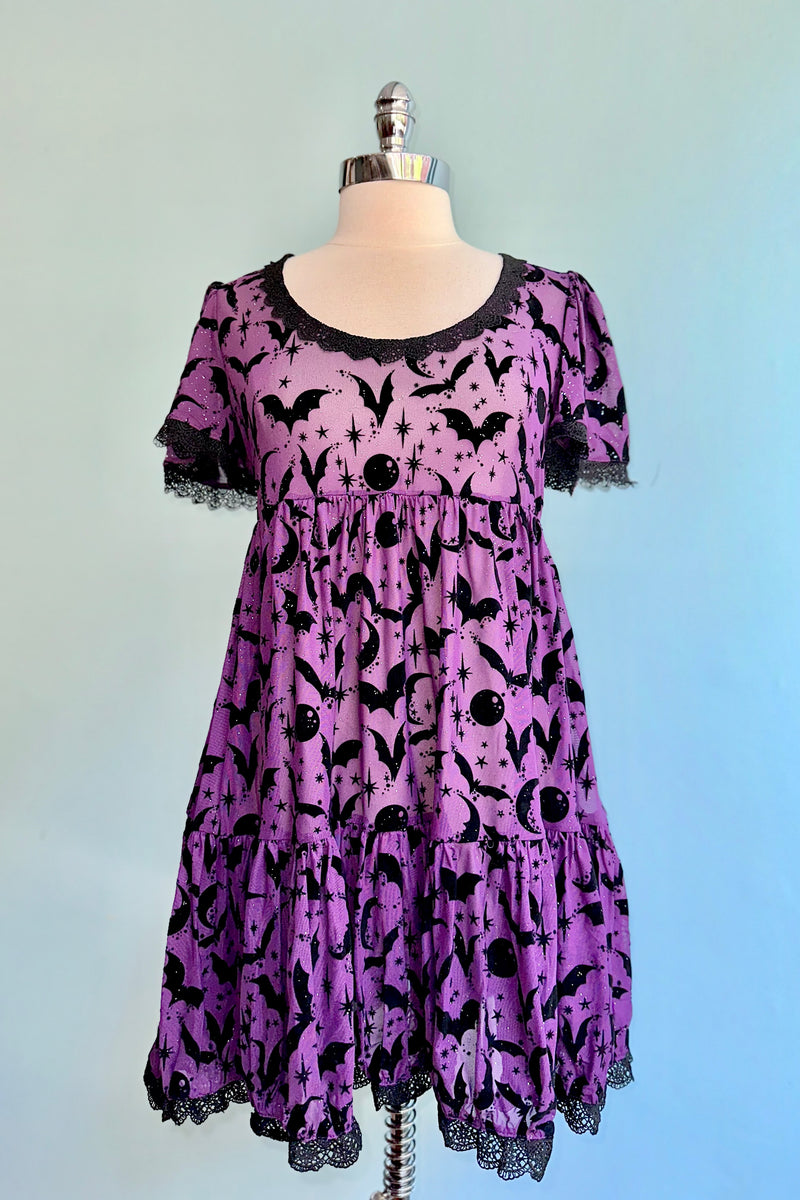 Raven Dress in Potion Purple by Wax Poetic