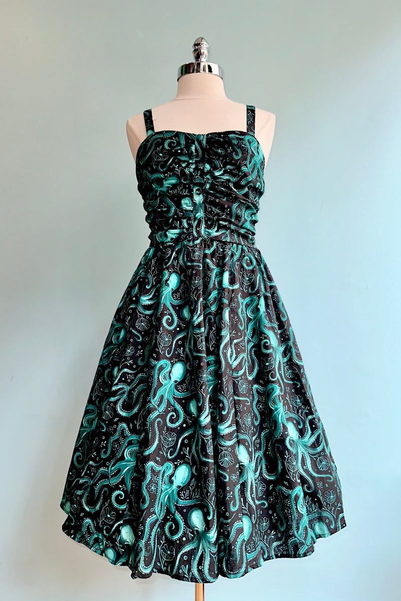 Cosmic Cephalopod Eden Dress by Miss Lulo