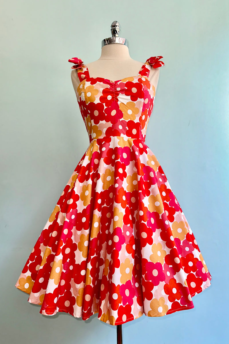 red mod dress 1960s mod dresses