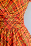 Harvest Plaid Greta Dress by Retrolicious