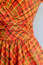 Harvest Plaid Greta Dress by Retrolicious
