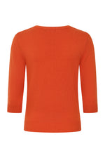 Orange Scaredy Cat Mia Cardigan by Banned