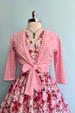 Pink Roses Greta Dress by Retrolicious