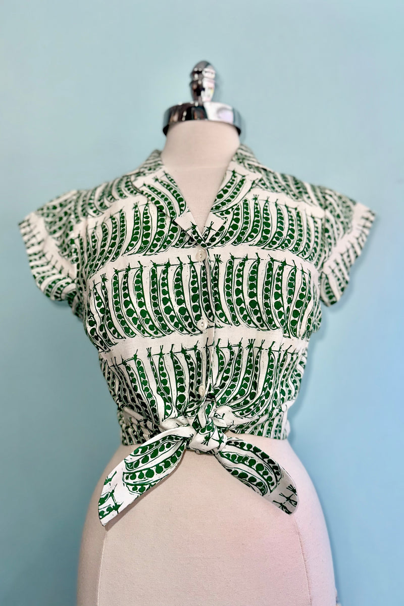 トップス misha peggy top Green Peas Peggy Top by Palava – Modern Millie