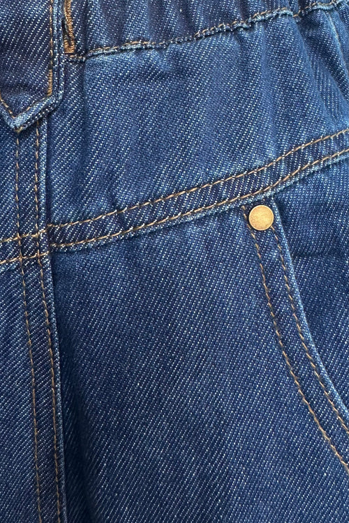 Denim Midi Skirt