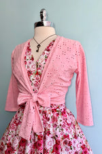 Pink Roses Greta Dress by Retrolicious