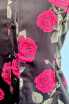 Lilly Roses Blouse in Black by Banned