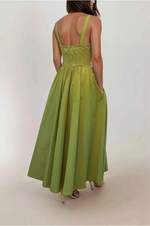 Sage Lolita Midi Dress by Timeless London