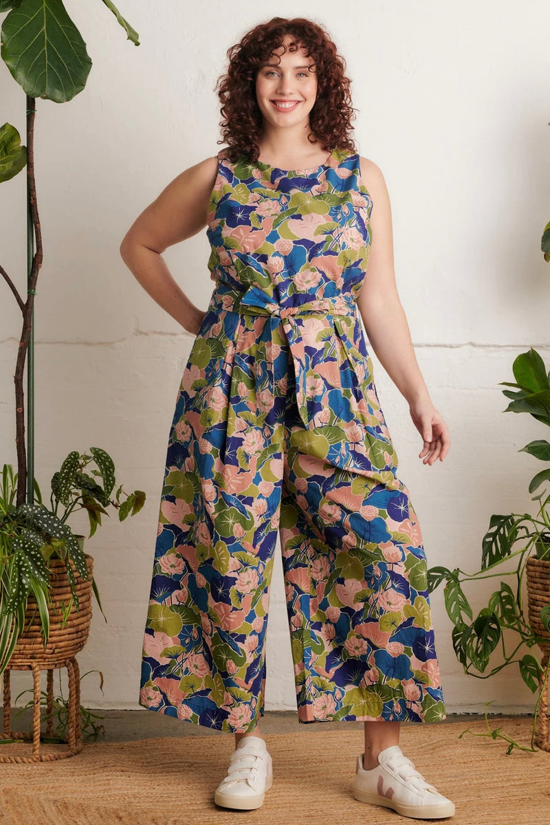 Lula Lotus Flower Jumpsuit by Emily and Fin