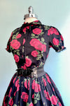 Lilly Roses Blouse in Black by Banned