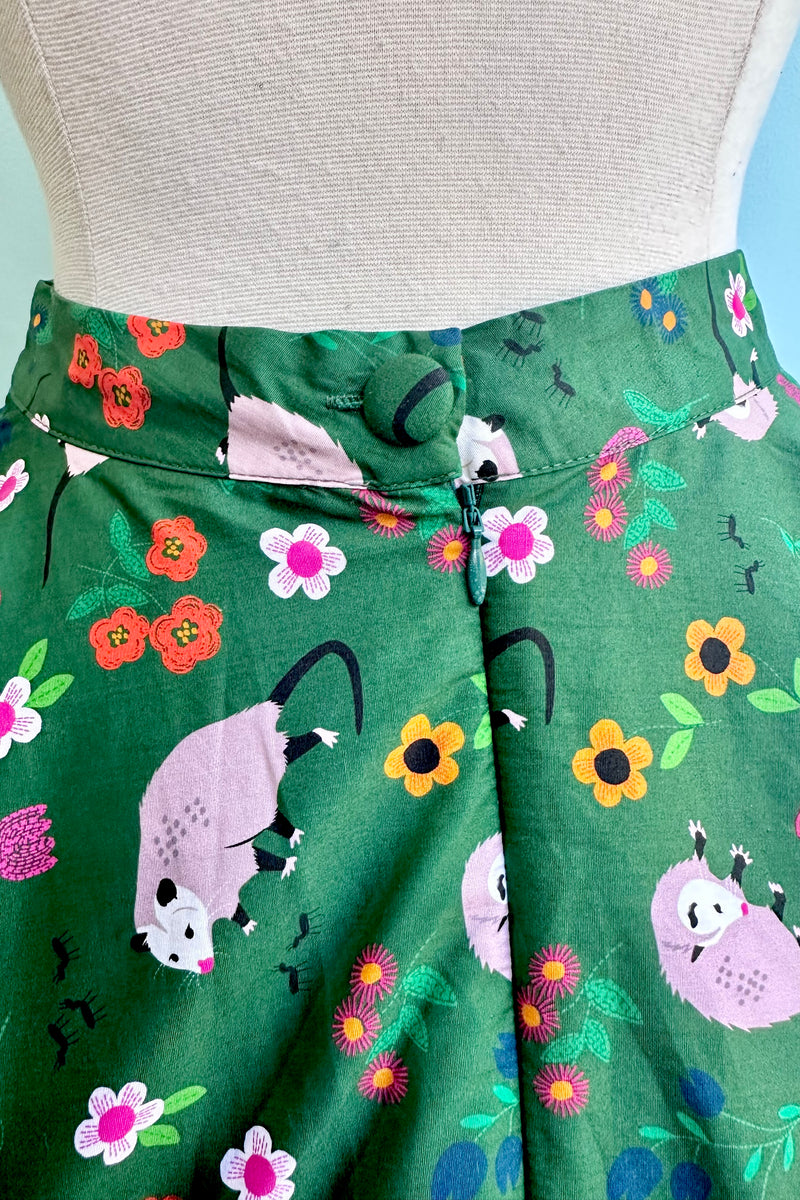 Possum Cotton Circle Skirt