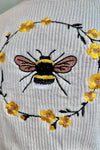 Honeybee Cropped Turtleneck Sweater in Ivory
