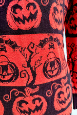 Wickedly Pumpkin Fiona Cardigan by Miss Lulo