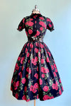 Lilly Roses Blouse in Black by Banned